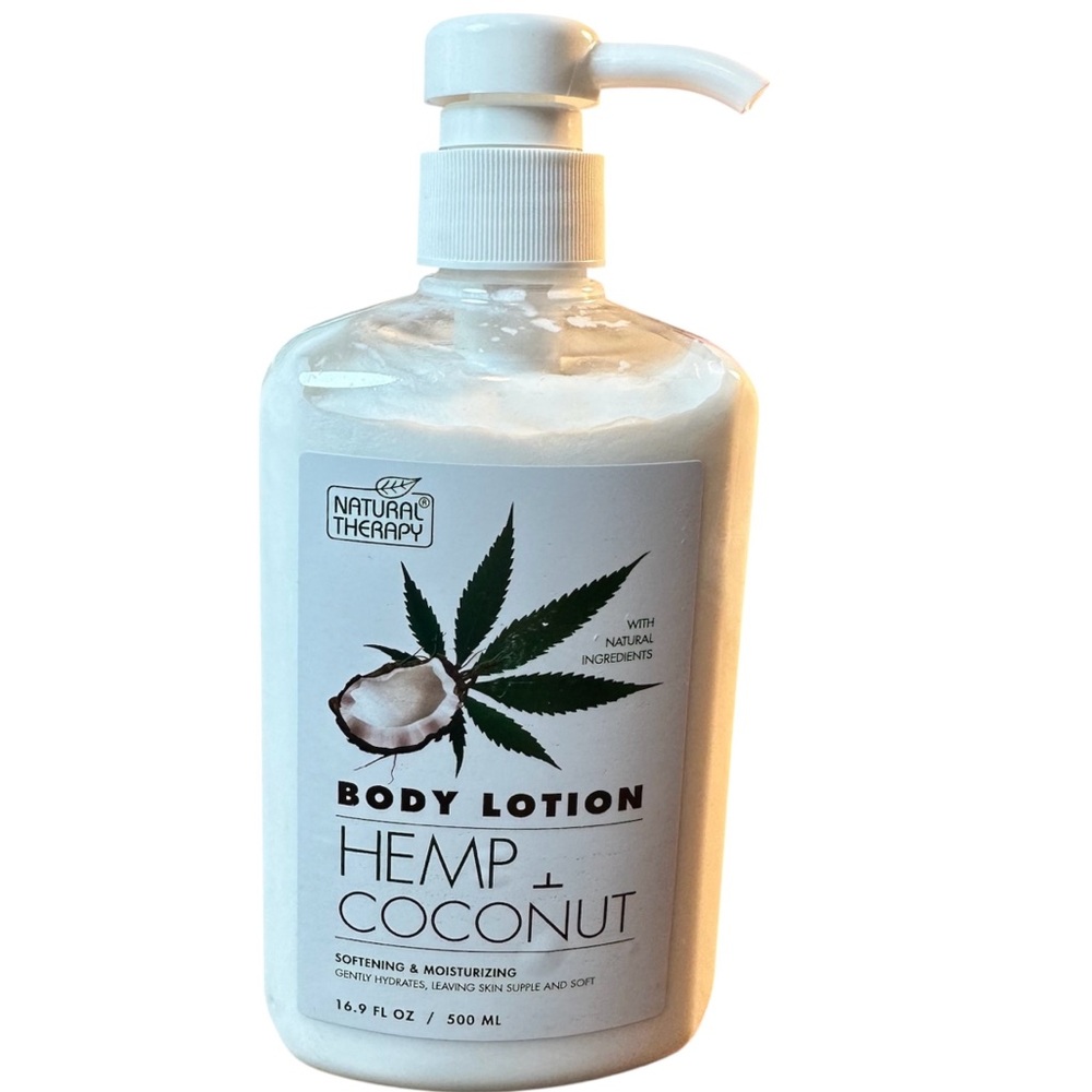 Natural Therapy Hemp & Coconut Softening & Moisturizing Body Lotion 16.9 FlOz